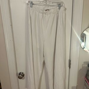 Crosby White Beach Pant